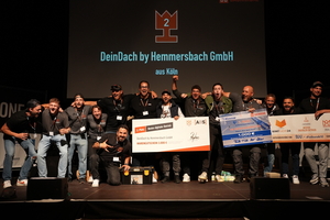  Auf Platz 2 in der Rubrik „Bester digitaler Betrieb“ kam das Team von Dein Dach by Hemmersbach aus Köln 