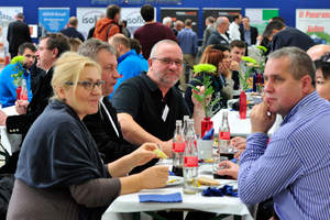  Impressionen vom Weinmann Treff in Lonsingen kamen rund 90 Firmen und informierten sich über die Abbundtechnik  