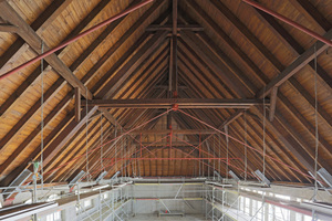  Blick in die sanierte historische Turnhalle. (Abbildung: Rathscheck Schiefer) 