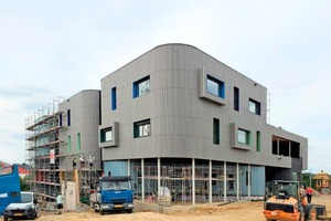  Das im Bau befindliche Maison relais „Op Hudelen“ in Schifflange Foto: Alleva Enzio Architekten 